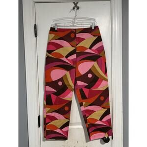 David Paul New‎ York Women's Sz 14 Pants Floral Stretch